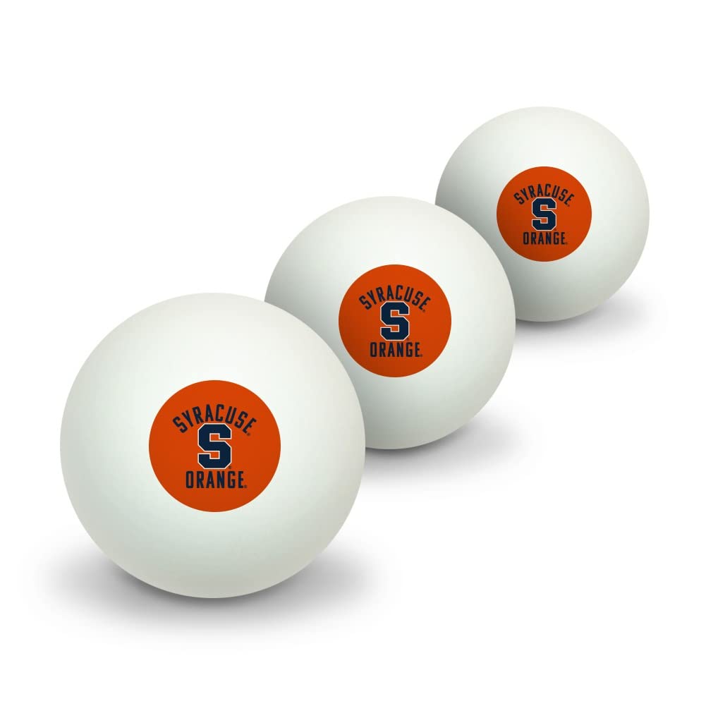 GRAPHICS & MORE Syracuse University Orange Novelty Table Tennis Ping Pong Ball 3 Pack