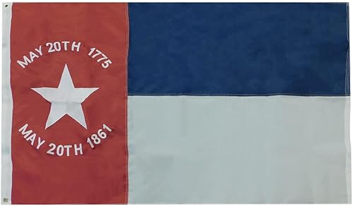 Miniatura 2 de Premium Carolina 3'x5' 210D Rough Tex -Last Nylon Embroidered Flag