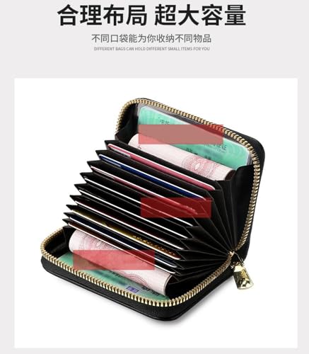 for TANGEM/Arculus Secure Crypto Wallet Case, 9 Card Holder Slots Zipper Leather Carrying Case Compatible with TANGEM/Arculus Crypto Cold Storage Wallet4