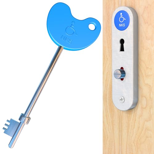 NKS Radar Key Disabled Toilet Bathroom Door Access Braille Easy Turn Pack Opens Over 10,000 Disabled Toilets (1) (1)