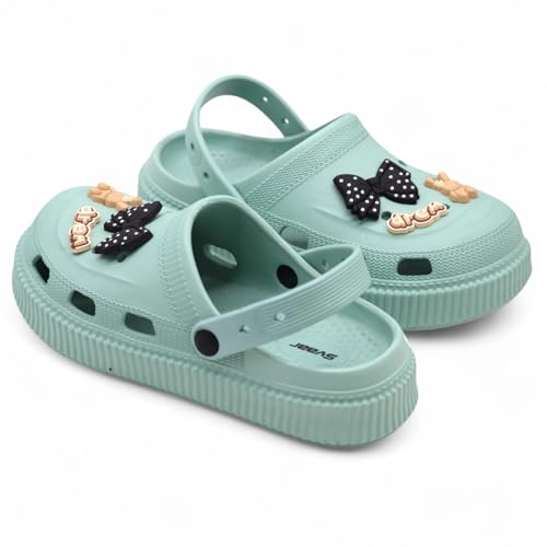 Image of SVAAR Fashionable Comfortable Lightweight Platform Heels Clogs for Women's | Cushioned Footwear | Lightweight Slip-ons | Waterproof Sandals for Women