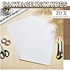 20 Pcs Book Board, Binders Board Chipboard Designer Bookboard Kraft Heavy Duty Chipboard Sheets Bookbinding Supplies for Book Binding Cover (White, 11 x 8.5 Inch 22PT) #2