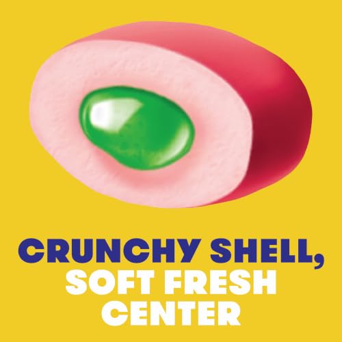 Image of Mentos Sugar Free Chewing Gum, Red Fruit Lime, 15 Piece Bottle (10 Pack)