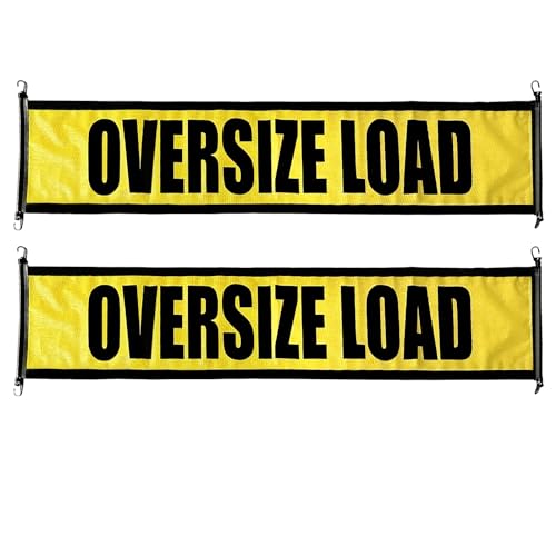 Oversize load signs 18x84 wide banner image