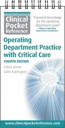 Clinical Pocket Reference Operating Department Practice: with Critical Care