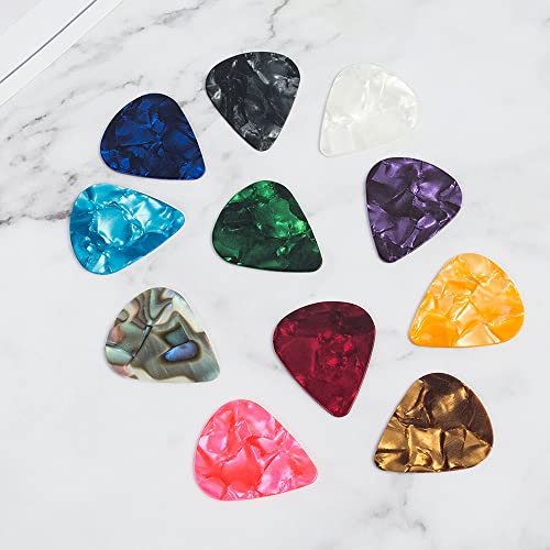 Lot de 40 Médiators pour Guitare avec Boîte Cadeau pour Guitare Acoustique, Classique, Électrique, Basse, 4 épaisseurs… - Les Beatles, Paul McCartney, John Lennon, RIngo Starr, George Harrison Lot de 40 Médiators pour Guitare avec Boîte Cadeau pour Guitare Acoustique, Classique, Électrique, Basse, 4 épaisseurs… – Image 5