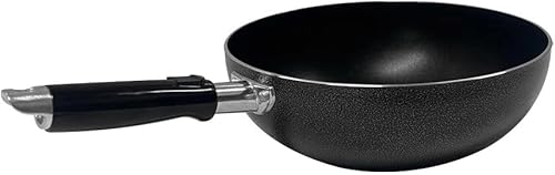 DBM IMPORTS Sartén antiadherente de aluminio de 8 pulgadas para cocinar y hornear para todas las estufas de gas