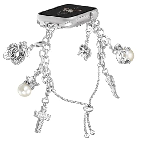 Bracelet à breloques pour Apple Watch 40mm chaîne réglable