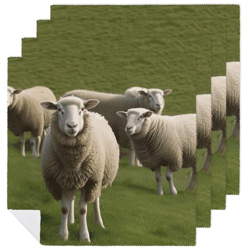 Servilletas de Tela Cuadradas 18x18 Pulgadas Pack de 4 miniatura 1