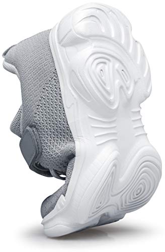 Murdesot Kids Shoes Toddler Boys Girls Athletic Running Sports Strap Sneakers For Toddler/Little Kid/Big Kid Size 11 Grey #TOP3