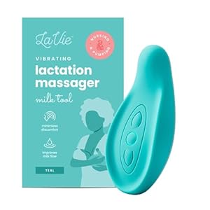Lactation Massager – Patented Breastfeeding Relief, Boost Milk Flow & Ease Discomfort from Clogged Ducts, Engorgement, Mastisis – Postpartum Essentials for Nursing Moms – HSA/FSA Medical Device