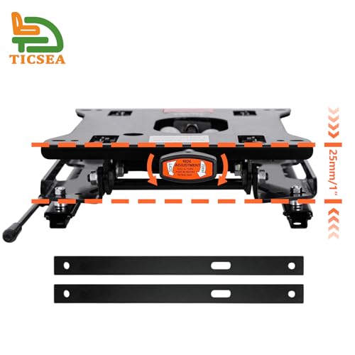 Image of Low Profile Seat Suspension Kit - Compatible with Gravely,Ariens Zero-Turn Mowers with Weight Adjustment & Smooth Slide Rails- Same Day Shipping