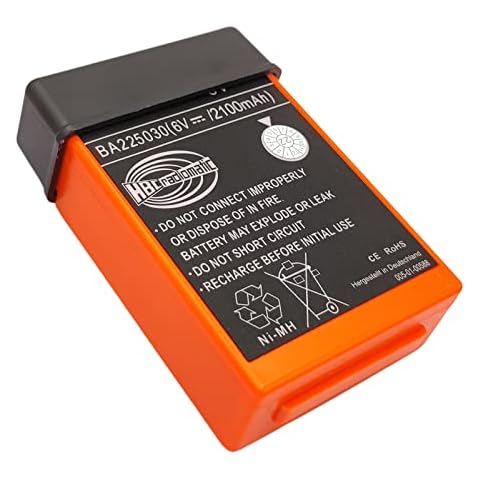 DCYNXC 6V 2100mAh BA225030 Ni-Mh Rechargeable Battery HBC Radiomatic Battery BA225030 for HBC Crane Remote Control Pump Truck Battery Cover