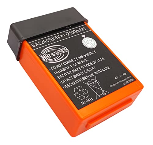 DCYNXC 6V 2100mAh BA225030 NI-Mh Wiederaufladbare Batterie HBC Radiomatic Batterie BA225030 für HBC Kran Fernbedienung Pumpe LKW Batterie