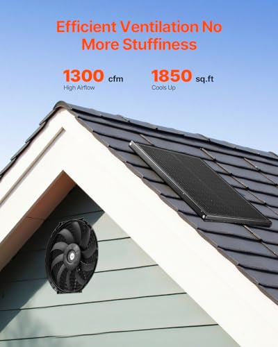 Solar Powered Roof Vent Fan