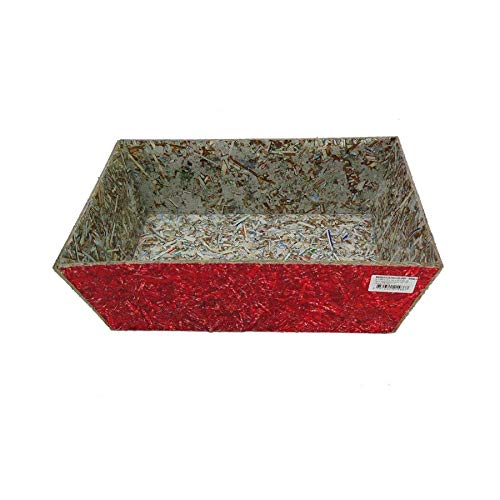 Bandeja Higiênica Recriar Pet Ecológica Vermelha