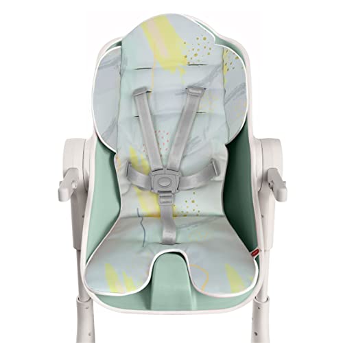Oribel Cocoon Z High Chair & Recliner | Easy to Clean & Adjustable High Chair for Babies and Toddlers (Avocado Green) + Seat Liner