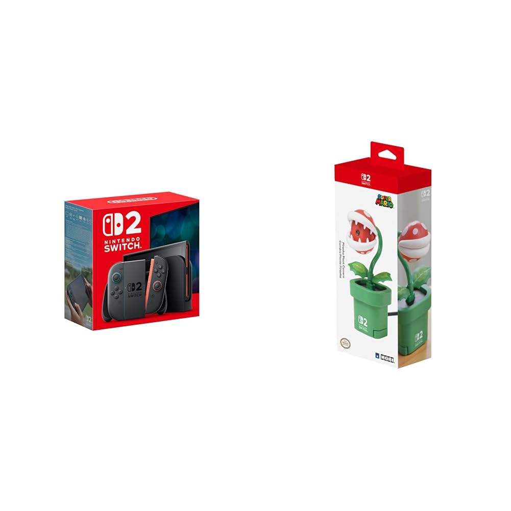 Nintendo Switch 2 + Caméra Plante Piranha