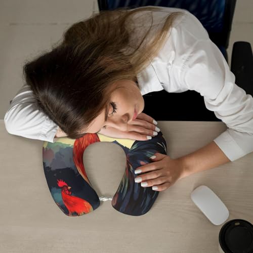 Almohada U cuello espuma viscoelástica 30 cm miniatura 7