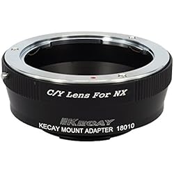 Lentes Para Samsung Nx2000 KECAY Anillo Adaptador para Adaptar Lentes de Contax/Yashica C/Y Mount a Cámaras Samsung NX NX1 NX3000 NX2000 NX300M NX300 NX1000 NX210 NX200 NX30 NX20 NX5 Adaptador Lentes C/Y para Samsung NX CY-NX