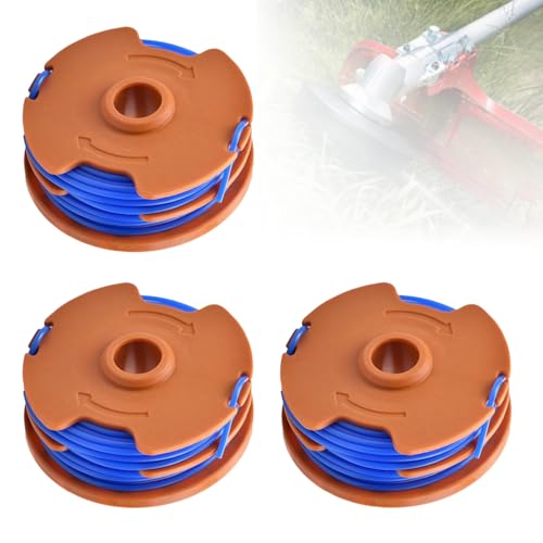 Worx strimmer spool mcgregor strimmer spool and line Qualcast Strimmer Wire for McGregor MET6032 MET4530 MET3525 Worx 100 Worx WG119E Double Autofeed Spools Replacement for Qualcast GT25 GGT350A1 GT30