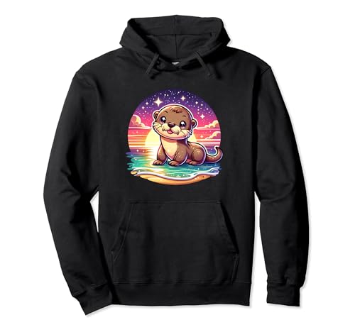 Baby River Otter Discover Cute Spirit Animal River Otters Pullover