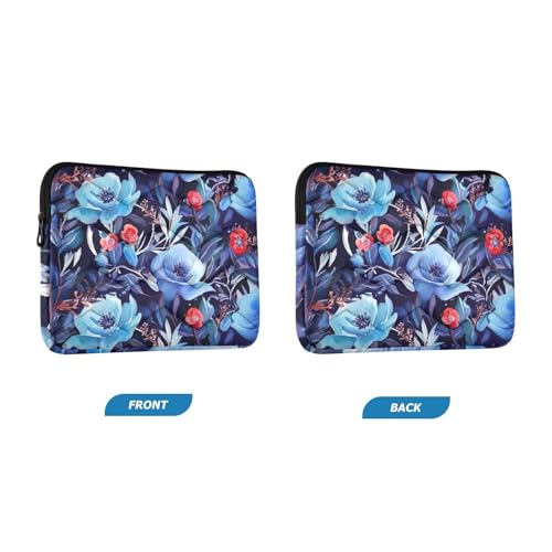 Funda para portátil 13-14 pulgadas con flores multicolor miniatura 2