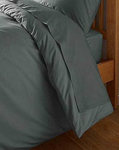 Lawrance Caprino Full Flat Sheet Bed Sheets 100% Poly Cotton Single Double King Size Best Price Offer QualityFree EXPRESS P&P (GREY, DOUBLE)