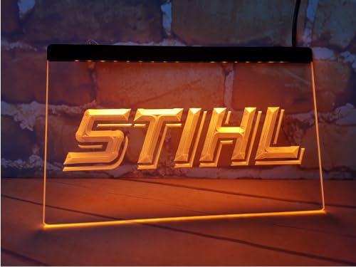 Led Light Sign For STIHL Parts Shop and Repair Service station Store Garage Beer Bar Pub Store Party Man Cave Wall Decor Best Gift - Inspired The Ultimate Accessory Brighten Up Your Space