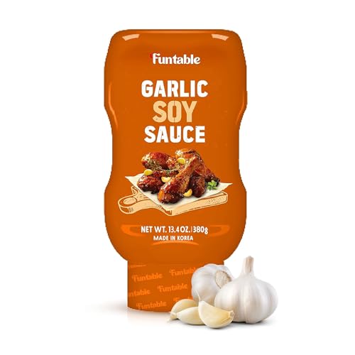 Funtable Garlic Soy Sauce (13.4 oz, Pack of 1) -