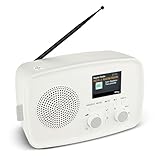 MEDION Radio Dab+ con Bluetooth Dre-1 (Dab Plus, Blanco