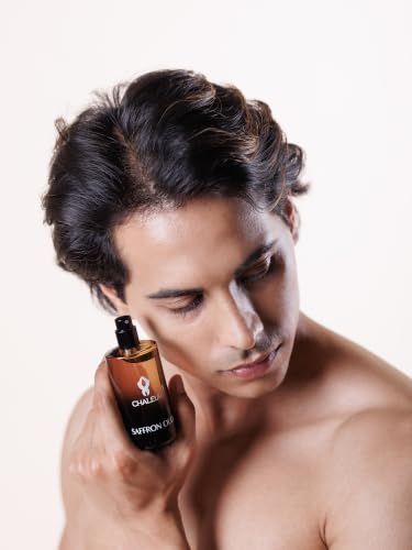 Image of Chaleur Saffron Oud Eau de Parfum for Men Long Lasting 50ml