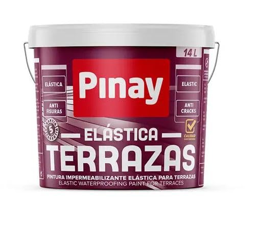 IMPERMEABILIZANTE TERRAZAS - Pintura impermeabilizante elástica a base de polímeros acrílicos y exenta de productos asfálticos. (4 L, GRIS)