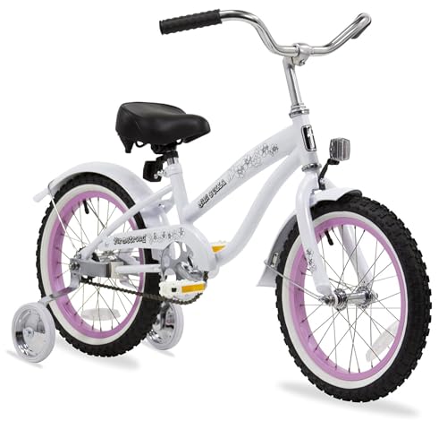 Firmstrong Girl's Bella Bicycle with Training Wheels 16-inch