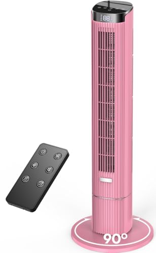 Image of hifresh Air Cooler - ATF-021HL, Touch & Remote, 4 Speeds & 4 Modes, 12 Timer, 25dB Quiet Operation, High Performance Bladeless Technology, 90 Oscillation Cover Room Area up to 25㎡ - Pink