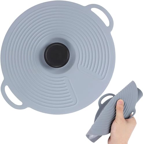 Image of Bowls, Pans, Plate Reusable Heating Sealed Leak-Proof Spill Cover For Hotel, Restruent, Home, Kitchen (1Pcs) (Medium)