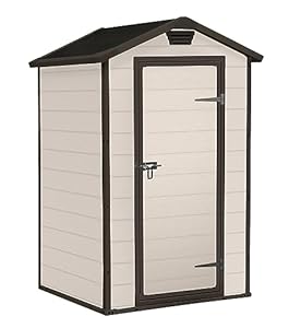 Keter Gerätehaus Manor 4x3, Beige, 1,76m³ Rauminhalt, wetterfest