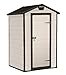 Keter Gerätehaus Manor 4x3, Beige, 1,76m³ Rauminhalt, wetterfest