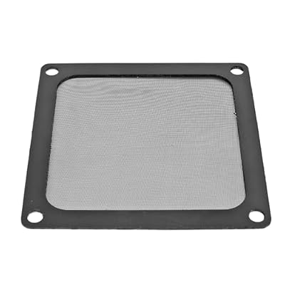 5PCS PC Case Dust Mesh Filter, 80x80mm / 3.1x3.1in Nylon Dust Filter Cover, Magnetic Frame Computer Cooler Fan Dust Mesh Grill Black, Supports 80mm Ventilation Holes