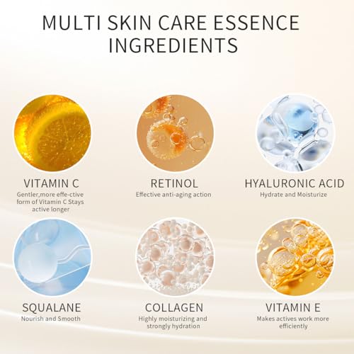 Hkh Retinol Collagen Placenta 48 Capsules Serum,Morning C Evening A,Vitamin C Anti-Wrinkle Serum,Vitamin A Retinol Hyaluronic Acid Anti-Aging Serum,Hydrate And Moisturize,Travel Portable Sealed 48Capsule thumb #4