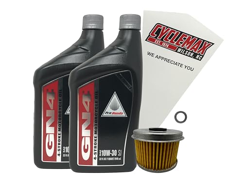 Cyclemax Standard 10W-30 Oil Change Kit compatible with 2022-2025 Honda Rebel 300 CMX300