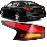 Silscvtt Rear Brake Outer Tail Light Assembly Replacement for 2019 2020 Nissan Altima Left Driver Si