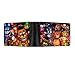 Tongyundacheng Five Nights at Freddy's Wallet Bi-fold Geldbörse, FNAF Cartoon Coin Purse PU Leather Multi Wallet for Game Fans Gifts
