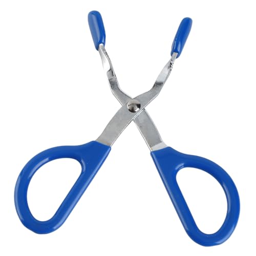 Bonbela Mini herramienta de extracción de bombillas, herramienta universal de extracción de bombillas en miniatura de metal, diseño de tijera para extracción de bombillas calientes con alicates