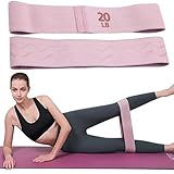 Fiorky Widerstandsbänder-Set for Frauen, tragbare Gesäßmuskel-Oberschenkel-Elastikbänder, Widerstands-Booty-Bänder, rutschfeste, elastische Trainingsbänder, Yoga-Fitness-Ausrüstung for