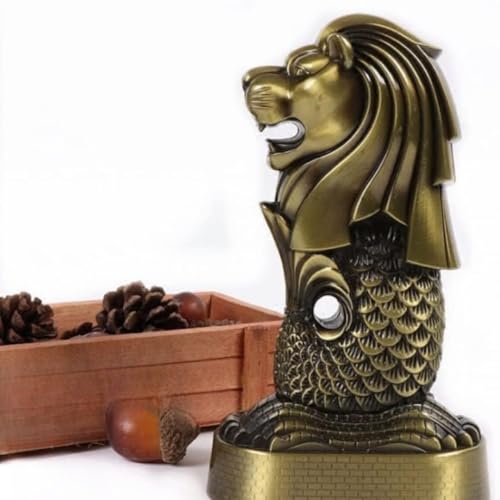 Image of SATYAM KRAFT 1 Pcs Singapore World Famous Building for Wedding Decorative Showpeice Idol for Home Decor, Living Room, Gifts, Desk Decor, Stand Holder, Office Desk, Tabletop (The Merlion)