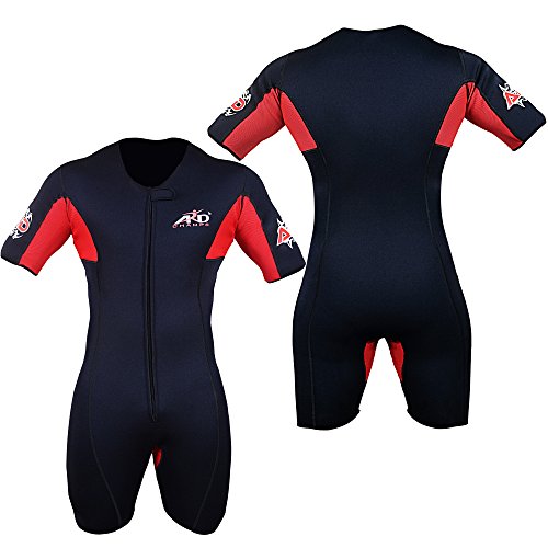 4Fit Neoprene Sweat Shirt Rash Guard Sauna Suit Weight Loss Top MMA (S to 6XL) (Black, Large)