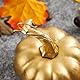 Benjia Kürbis Herbst Deko Dekoration Draußen, Weiß und Gold Kürbisse Zierkürbisse Herbstdeko Herbstdekorationen Halloween 16 Stück