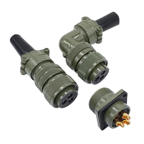 Conectores circulares MIL-C 5015 MS3108 20-19P, enchufe industrial para automatización robusta