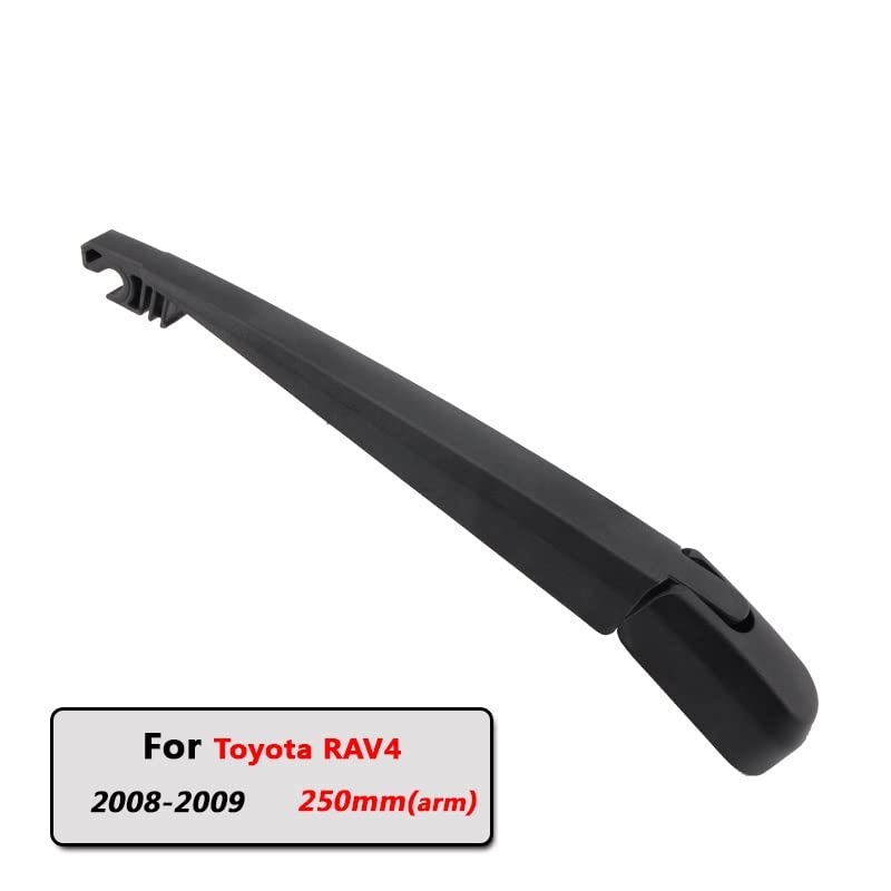 Tylne pióro wycieraczki samochodowej Tylne ramię wycieraczki do Toyota RAV4 Hatchback (2008-2009) 250mm Ostrze przedniej szyby